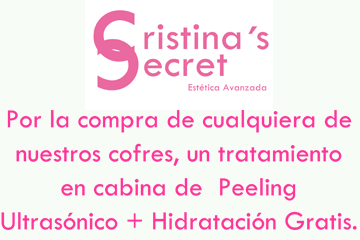 Tratamiento hidratación y peeling ultrasónico gratis por compra de cofres